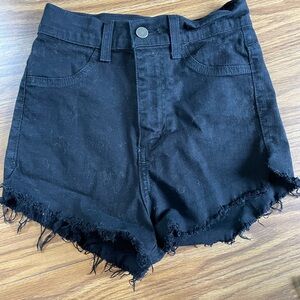 Windsor, small, black, denim, Jean short. Summer, beach, vacation, cruise.